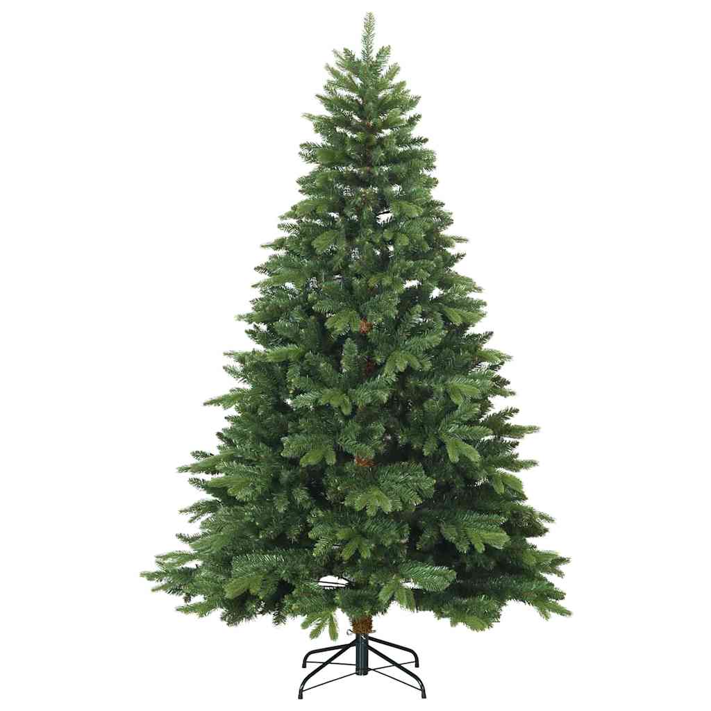 Mű karácsonyfa 300 LED-del állvánnyal Zöld 240 cm PE és PVC 5