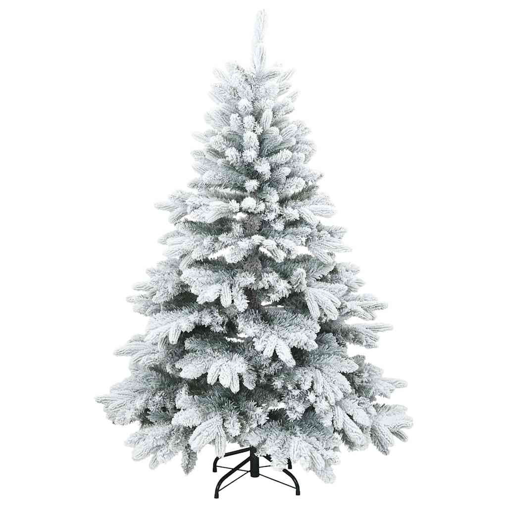 Mű karácsonyfa 150 LED-del állvánnyal Fehér 150 cm PE és PVC 5