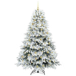 Mű karácsonyfa 300 LED-del állvánnyal Fehér 180 cm PE és PVC 3