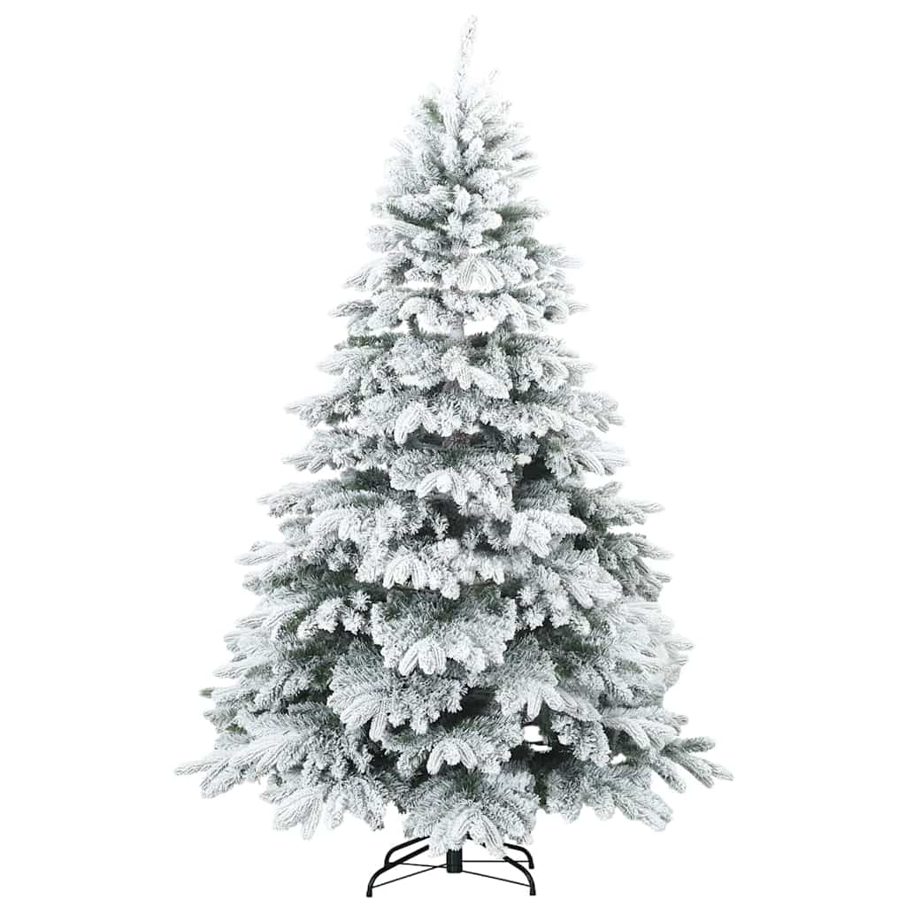 Mű karácsonyfa 300 LED-del állvánnyal Fehér 180 cm PE és PVC 5