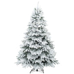 Mű karácsonyfa 300 LED-del állvánnyal Fehér 210 cm PE és PVC 5
