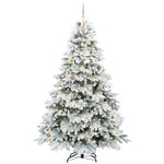 Mű karácsonyfa 300 LED-del állvánnyal Fehér 240 cm PE és PVC 3