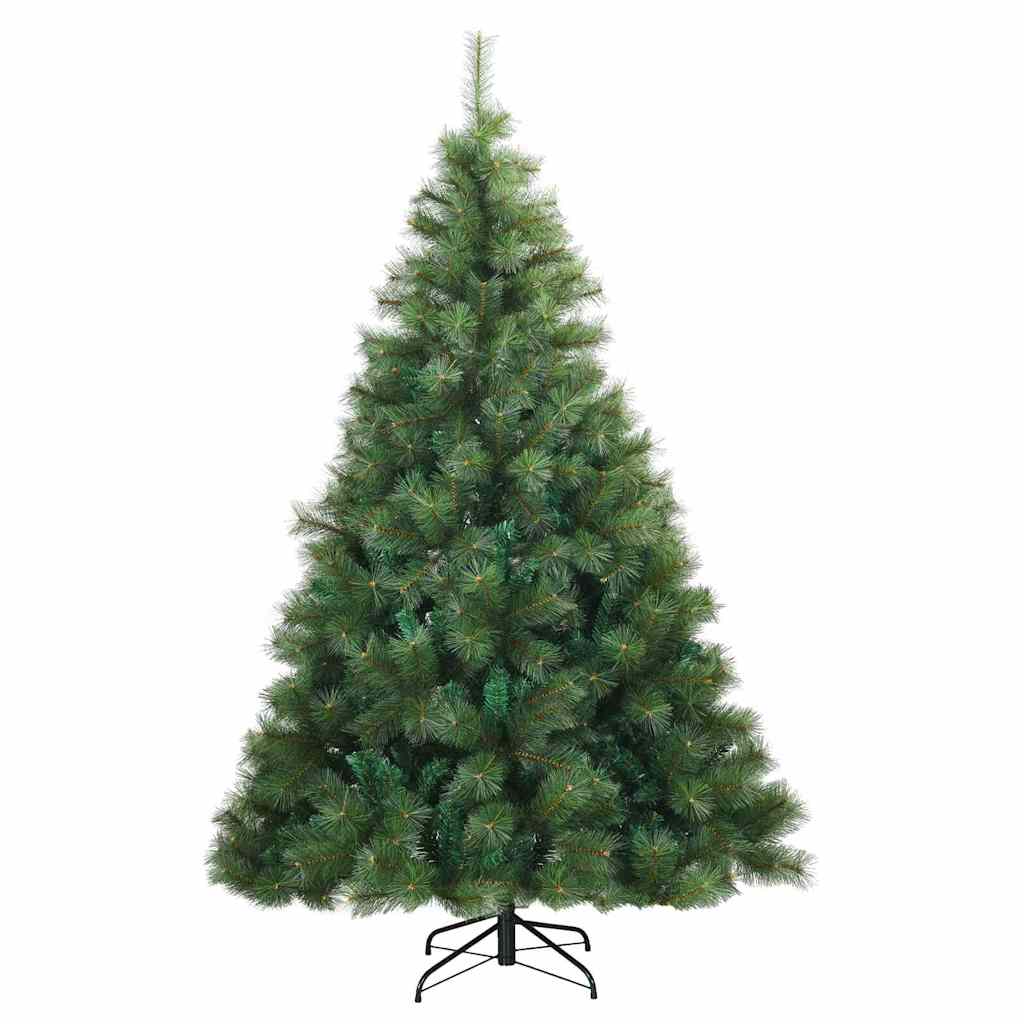 Mű karácsonyfa 300 LED-del állvánnyal Zöld 240 cm PE és PVC 5