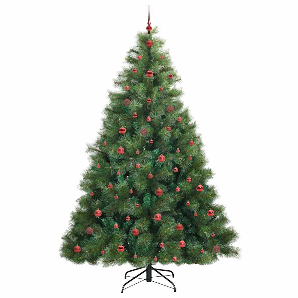 Mű karácsonyfa 300 LED-del állvánnyal Zöld 240 cm PE és PVC 4
