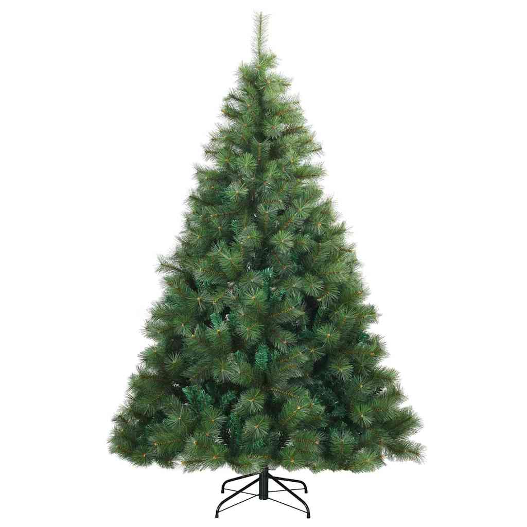 Mű karácsonyfa 300 LED-del állvánnyal Zöld 240 cm PE és PVC 5