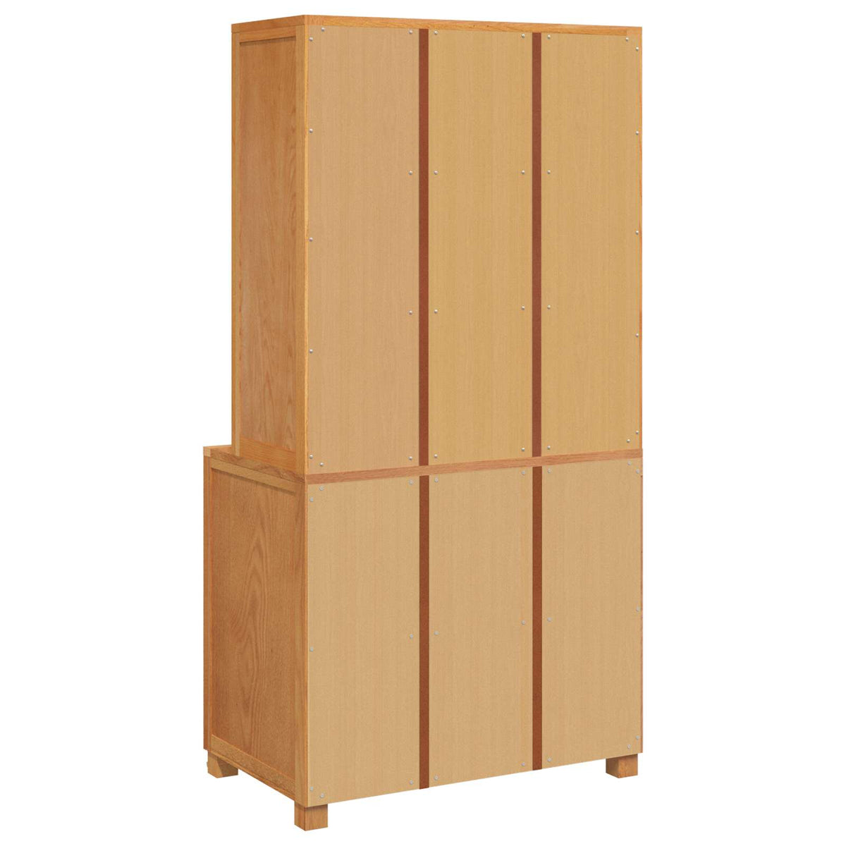 Tároló bútor készlet 2 db Barna 80 x 50 x 160 cm Tömör Tölgyfa 9