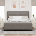 LED Box Spring Ágy fejtámlával Tópszínű 180 x 200 cm szövet 4
