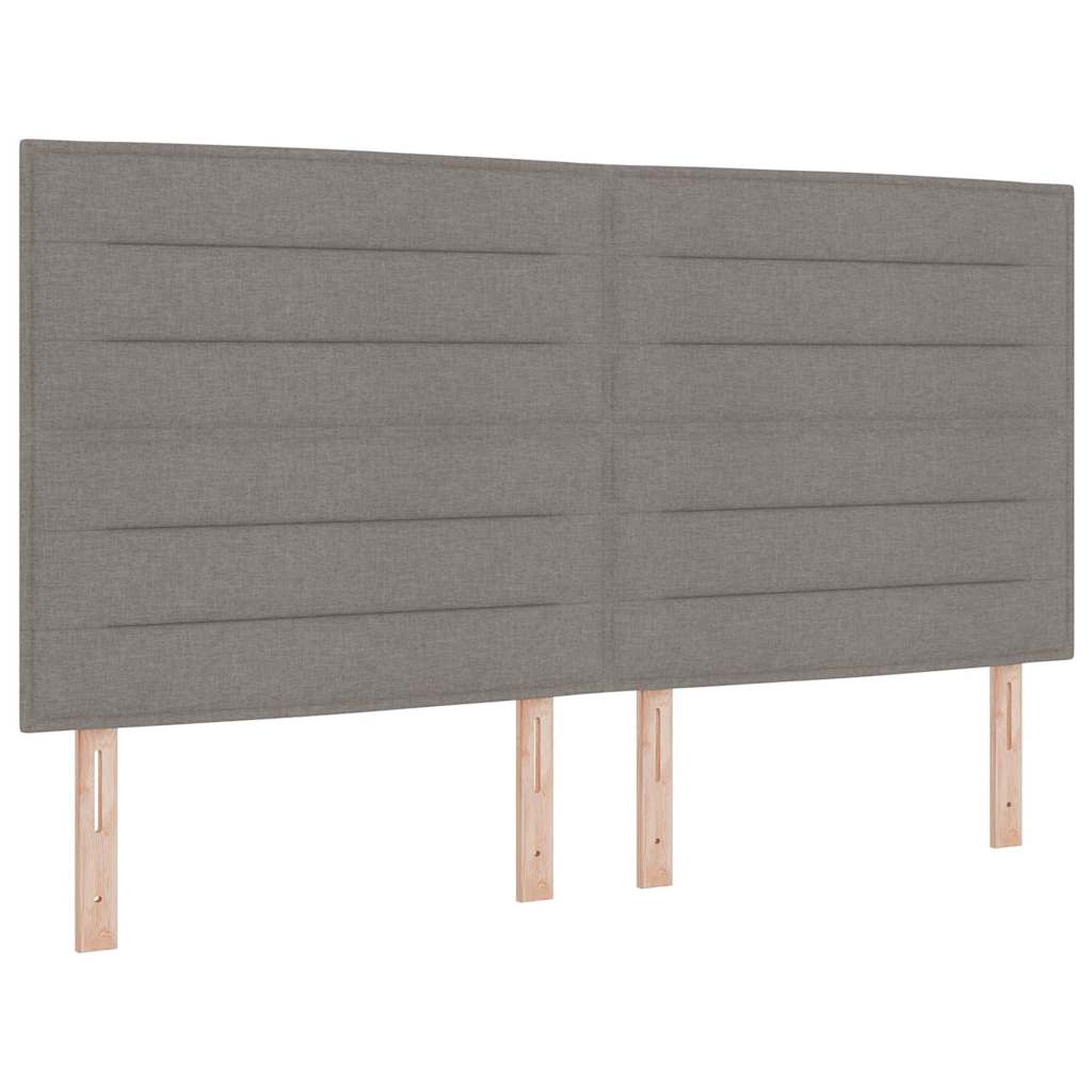 LED Box Spring Ágy fejtámlával Tópszínű 180 x 200 cm szövet 7