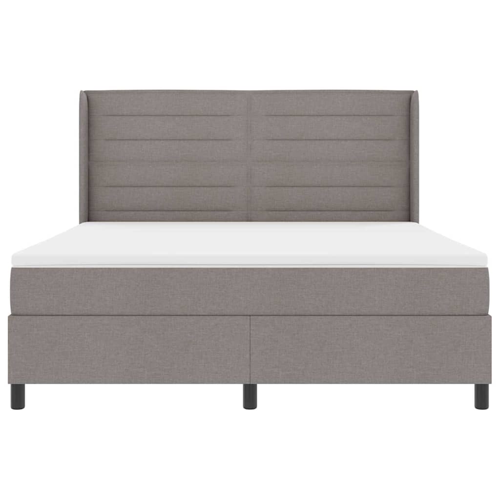 LED Box Spring Ágy fejtámlával Tópszínű 180 x 200 cm szövet 8