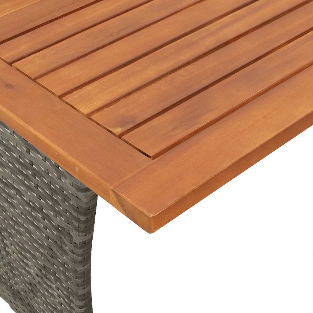 4 részes szürke polyrattan kerti ülőgarnitúra párnákkal 15