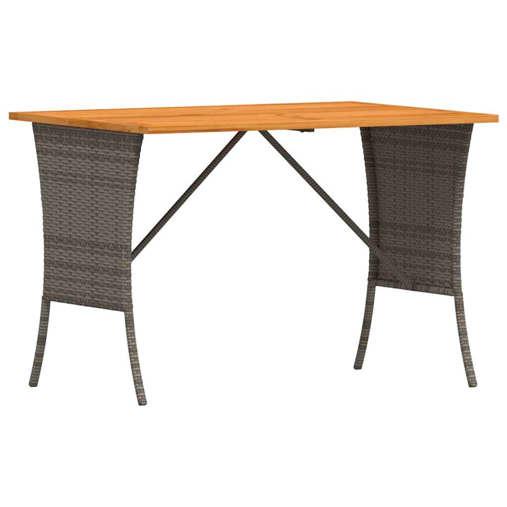 4 részes szürke polyrattan kerti ülőgarnitúra párnákkal 7