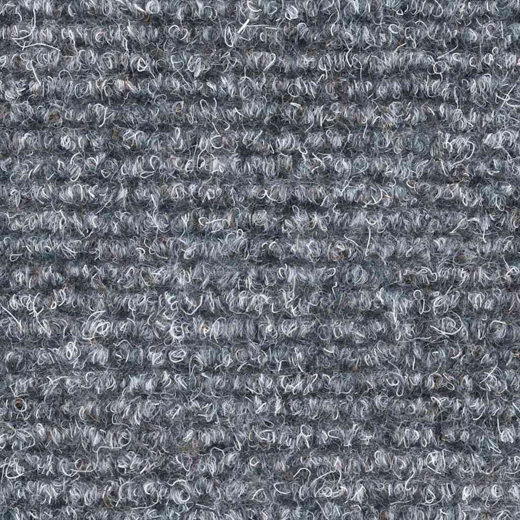 30 db öntapadós lépcsőszőnyeg, 56 x 17 x 3 cm, világosszürke, félkör alakú 7
