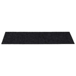 Öntapadós lépcsőszőnyegek, 30 db, 60 x 25 cm, fekete, téglalap alakú 4