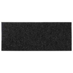 Öntapadós lépcsőszőnyegek, 30 db, 60 x 25 cm, fekete, téglalap alakú 5