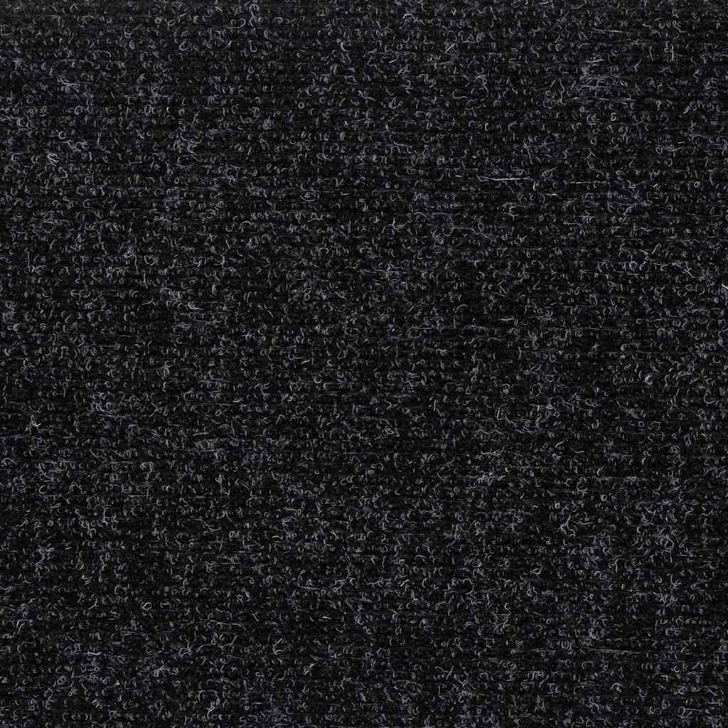 Öntapadós lépcsőszőnyegek, 30 db, 60 x 25 cm, fekete, téglalap alakú 7