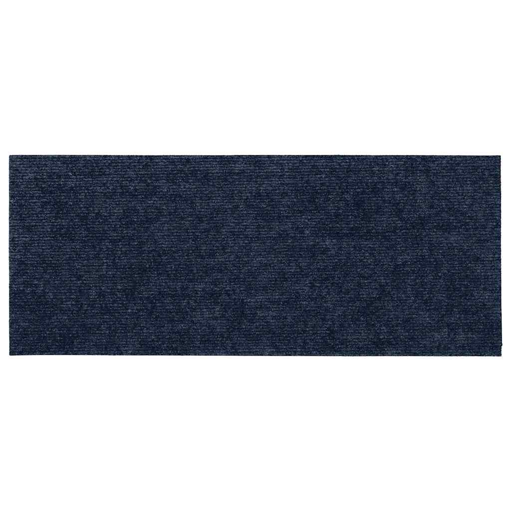 Öntapadós lépcsőszőnyegek, 30 db, 60 x 25 cm, sötétkék, téglalap alakú 5