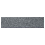 Öntapadós lépcsőszőnyegek 30 db 76 x 20 cm világosszürke téglalap alakú 5