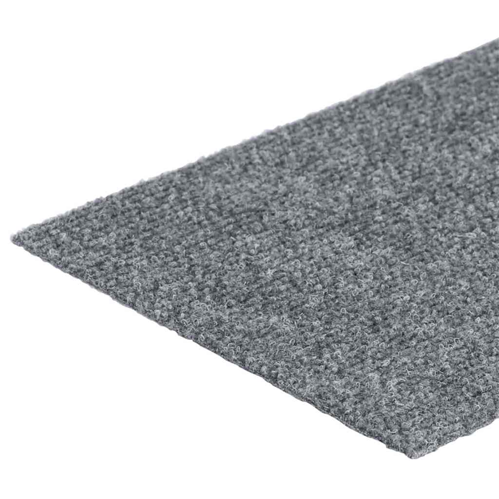 Öntapadós lépcsőszőnyegek 30 db 76 x 20 cm világosszürke téglalap alakú 6