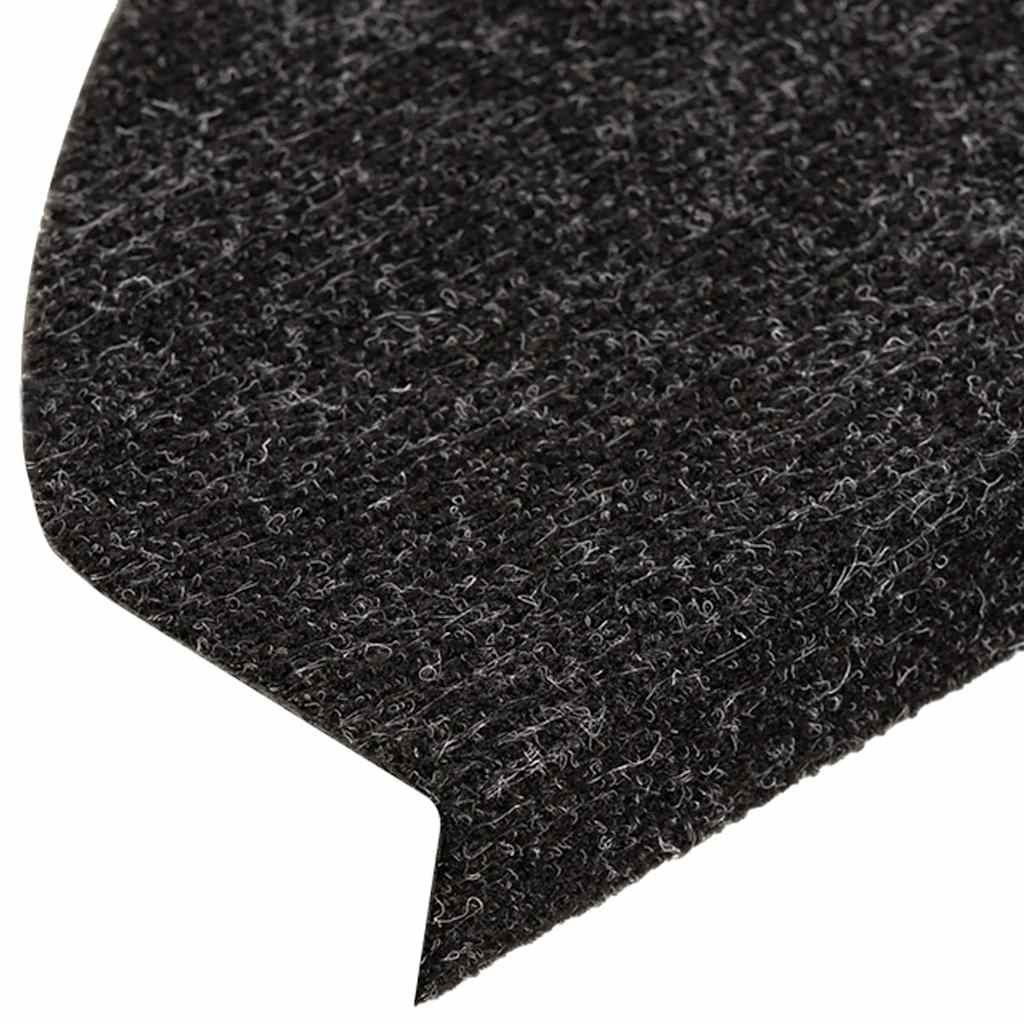 20 db fekete öntapadó lépcsőszőnyeg 56 x 17 x 3 cm 7