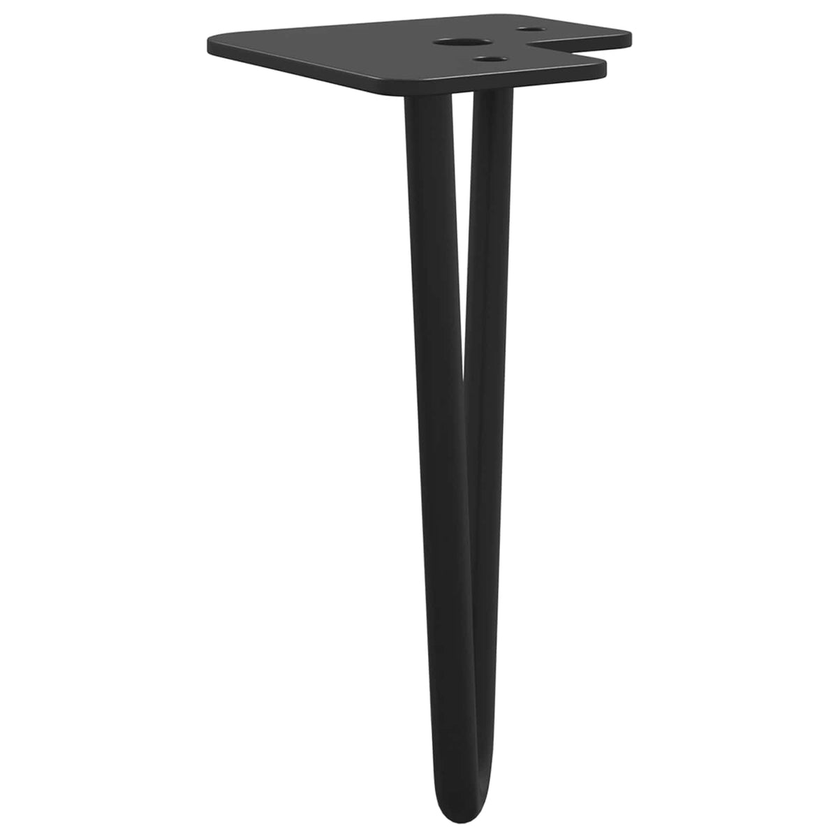 Bútor láb 2 db Fekete 54.1 x 54.1 x 100 mm Vas 6