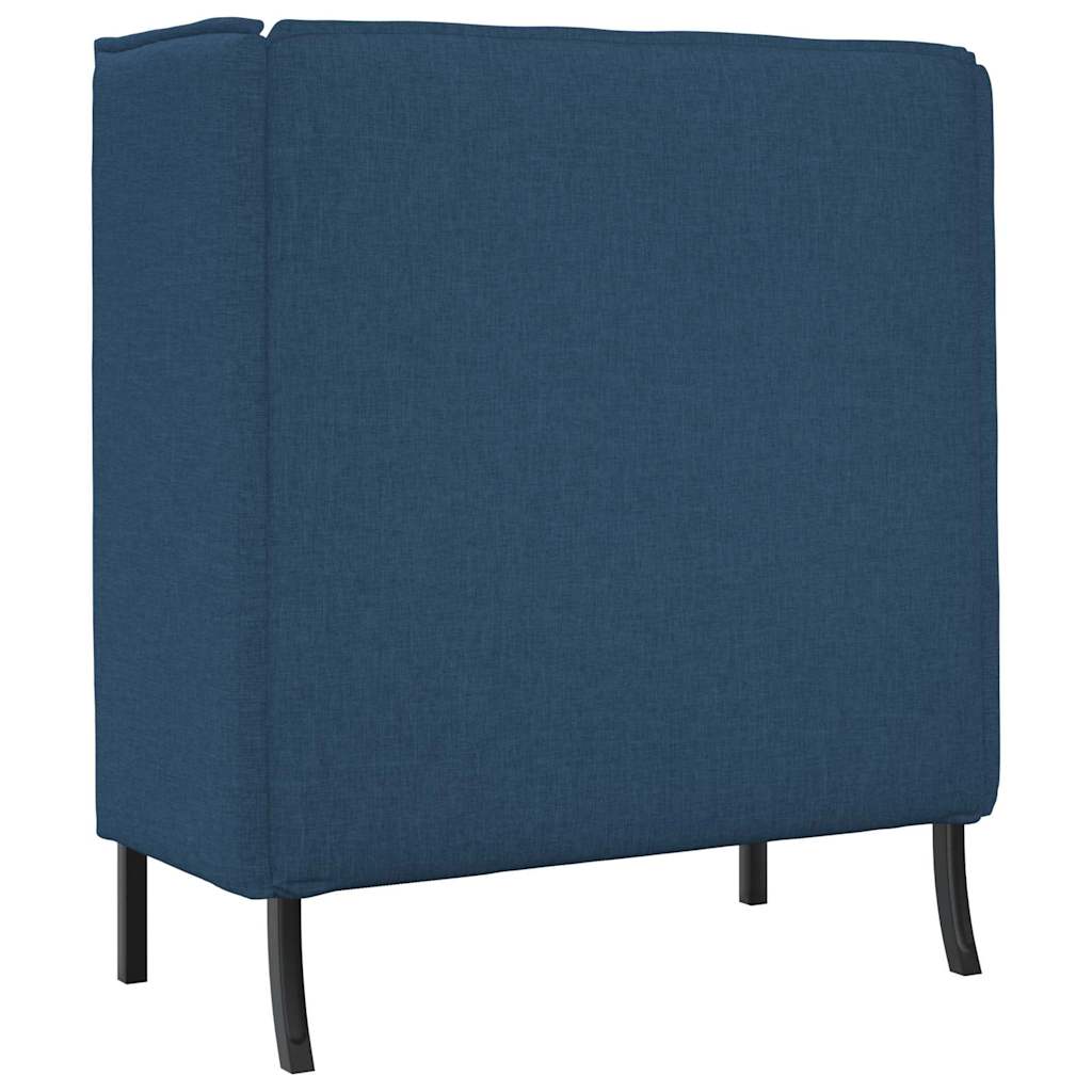 Magas háttámlás szófák 101cm Kék szövet 6