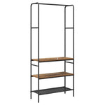 Ruhafogó Antik fa 77 x 30 x 171 cm Szerelt Fa 7