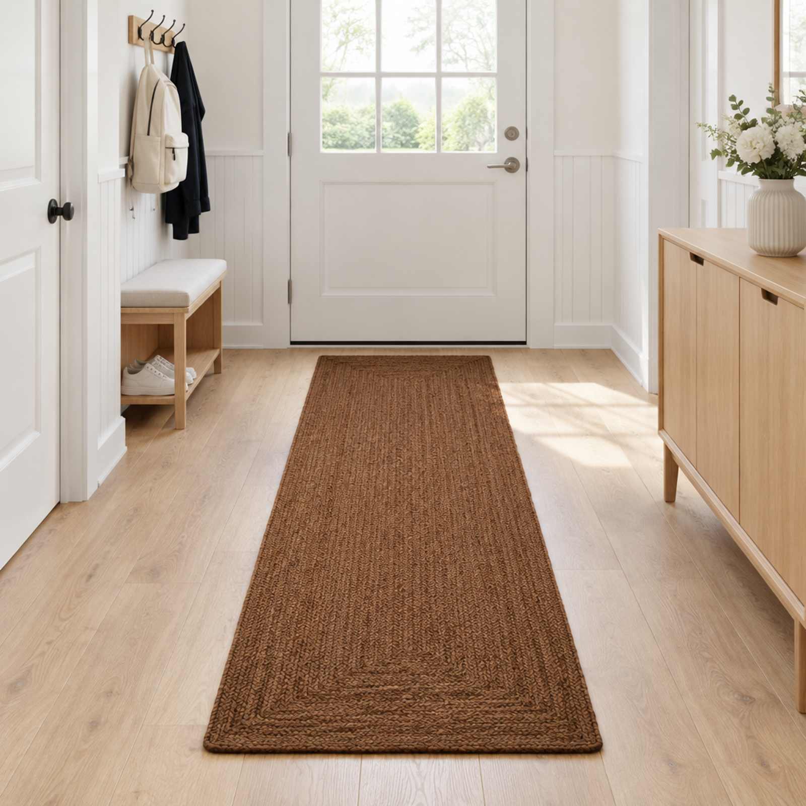 Területi szőnyeg Szürke 60 x 250 cm Juta