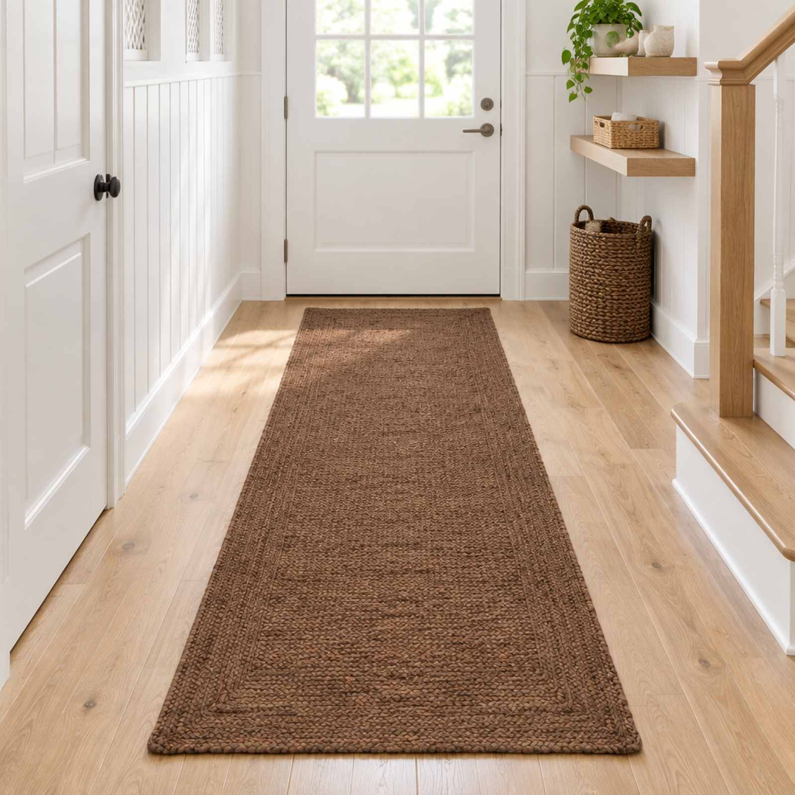 Területi szőnyeg Szürke 80 x 300 cm Juta