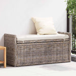 Tárolópad GENDT Szürke 110 x 40 x 50 cm Rattan