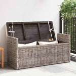 Tárolópad GENDT Szürke 110 x 40 x 50 cm Rattan 3