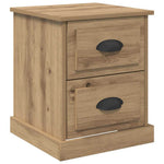 Éjjeliszekrény 2 db Artisan tölgy 39 x 39 x 47.5 cm Szerelt Fa 6