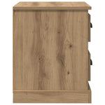 Éjjeliszekrény 2 db Artisan tölgy 39 x 39 x 47.5 cm Szerelt Fa 8