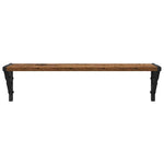 Falpolcok 2 db Öreg fa 60 x 15 x 15,5 cm Szerelt Fa 6