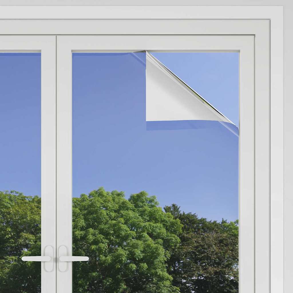 Statikus Reflektív Napelem Ablakfólia Ezüst 45 x 500 cm PVC 4