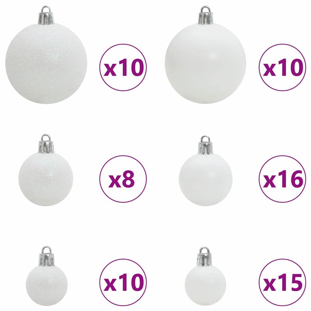 Mű karácsonyfa 300 LED-del Zöld 300 cm PVC és Fém és Műanyag 7