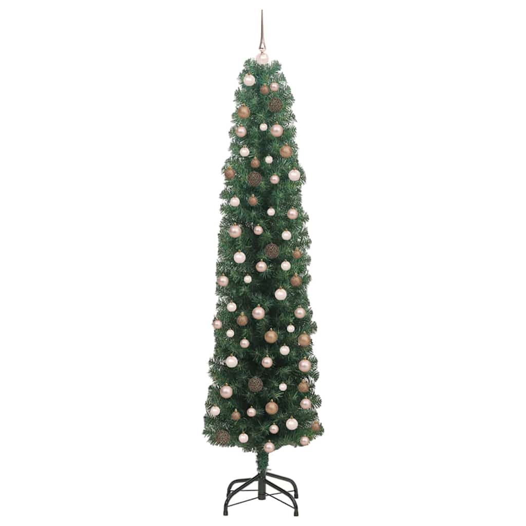 Mű karácsonyfa 300 LED-del Zöld 180 cm PVC, acél és műanyag 3