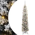Mű karácsonyfa 300 LED-del Zöld 210 cm PVC, acél és műanyag 2