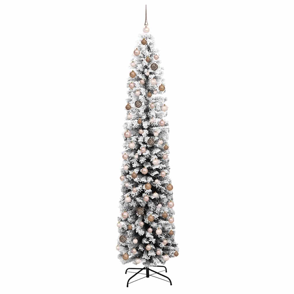 Mű karácsonyfa 300 LED-del Zöld 210 cm PVC, acél és műanyag 3