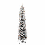 Mű karácsonyfa 300 LED-del Zöld 240 cm PVC, acél és műanyag 3