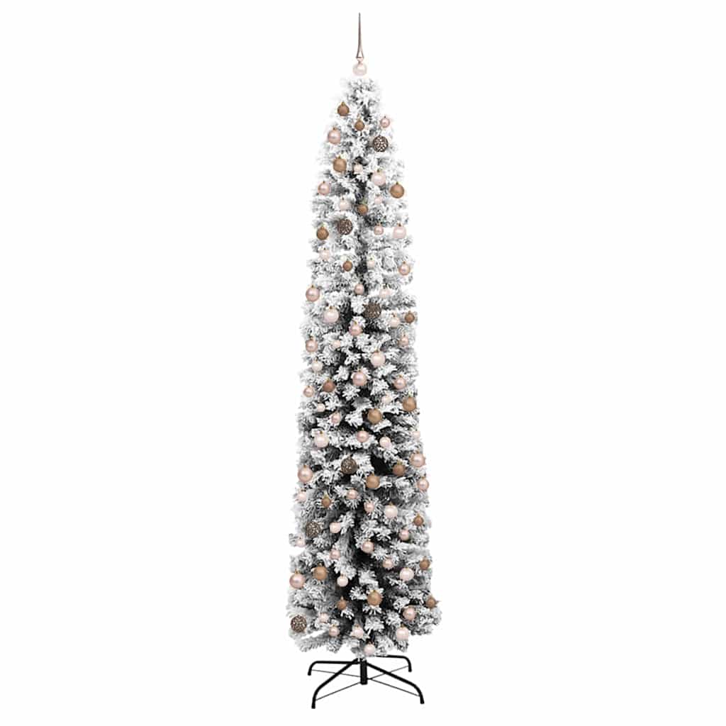 Mű karácsonyfa 300 LED-del Zöld 240 cm PVC, acél és műanyag 3