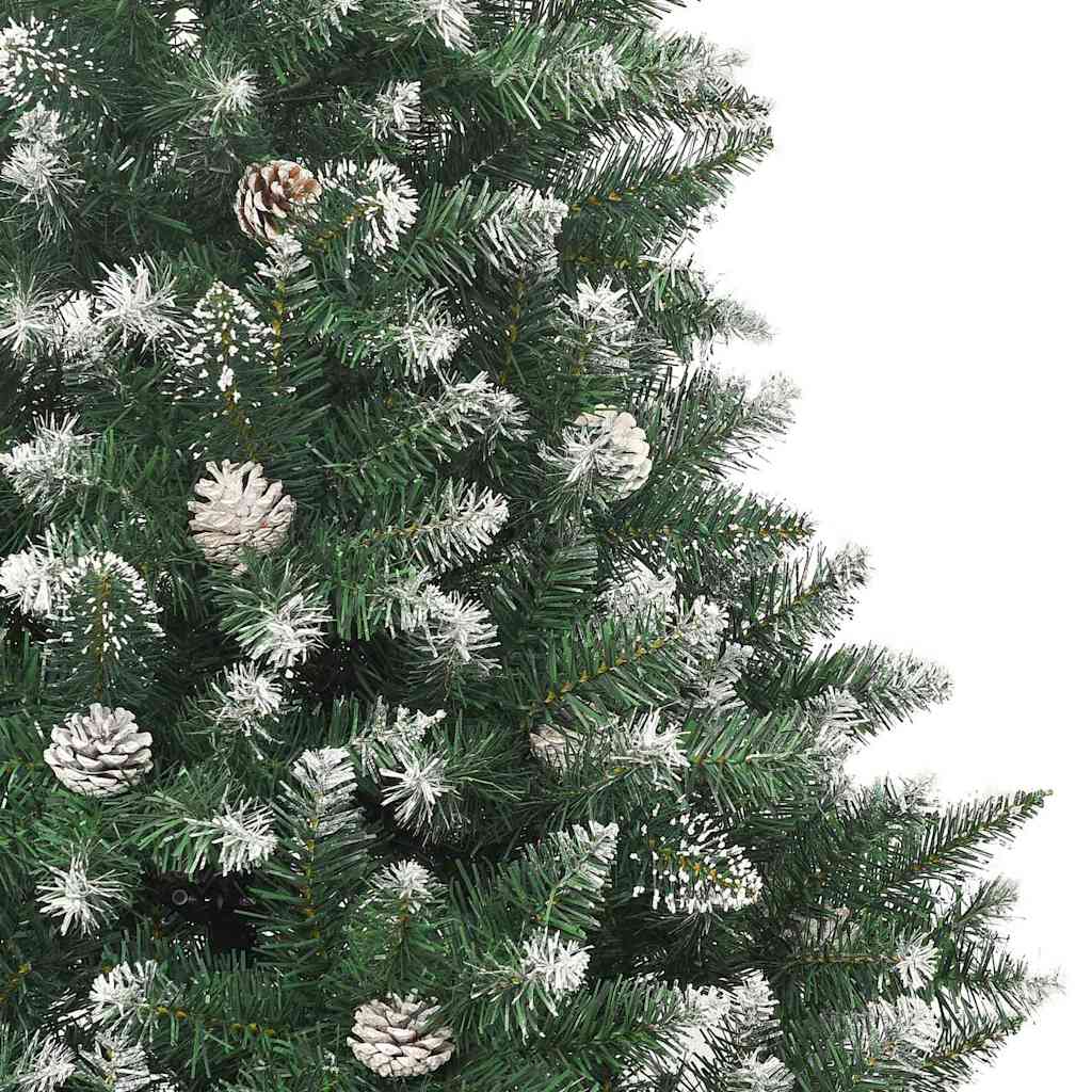 Mű karácsonyfa 300 LED-del Zöld 240 cm PVC és Műanyag és Acél 13
