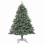 Mű karácsonyfa 300 LED-del Zöld 240 cm PVC és Műanyag és Acél 5