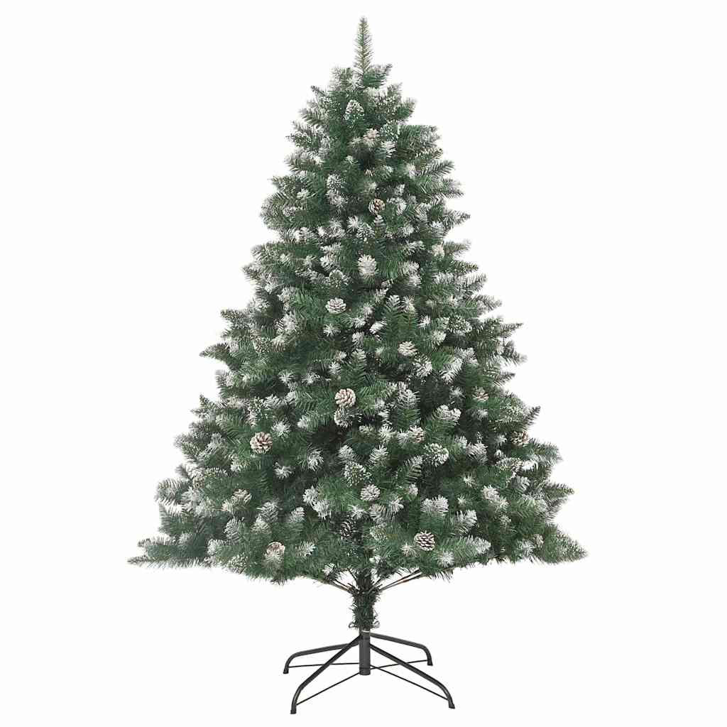 Mű karácsonyfa 300 LED-del Zöld 240 cm PVC és Műanyag és Acél 5
