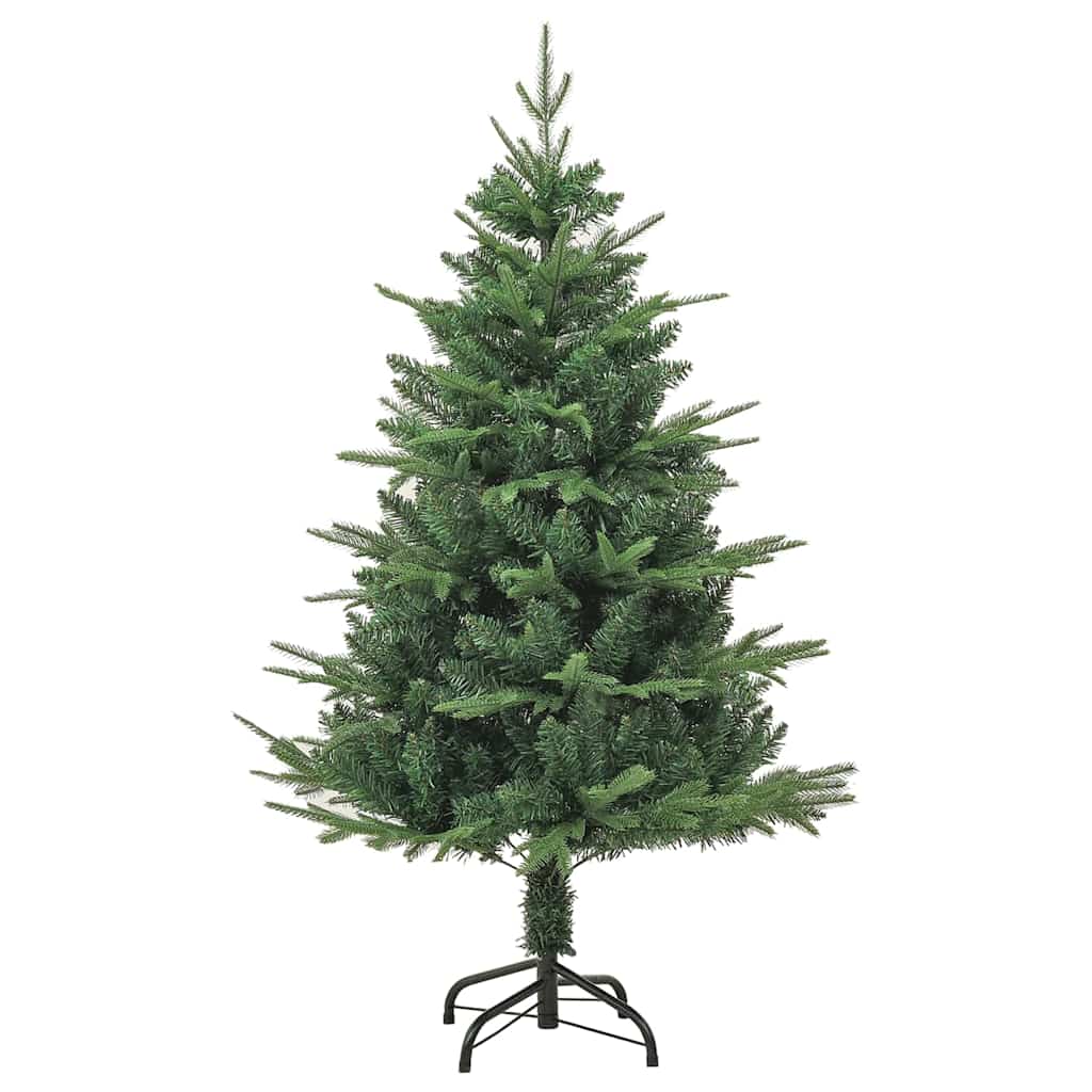 Műfenyő világítással és gömbkészlettel Zöld 120 cm PVC és PE 5