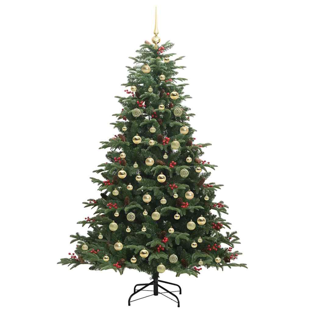 Mű karácsonyfa 300 LED-del Zöld 180 cm PVC és Fém és Műanyag 4
