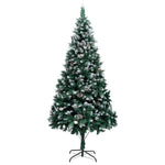 Mű karácsonyfa Zöld 210 cm PVC, acél és műanyag 5