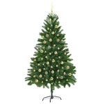 Karácsonyfa 300 LED-del állvánnyal Zöld 180 cm PE 4