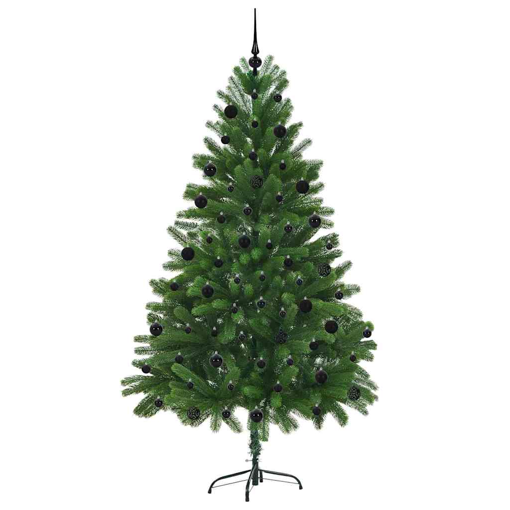 Karácsonyfa 300 LED-del állvánnyal Zöld 210 cm PE 4