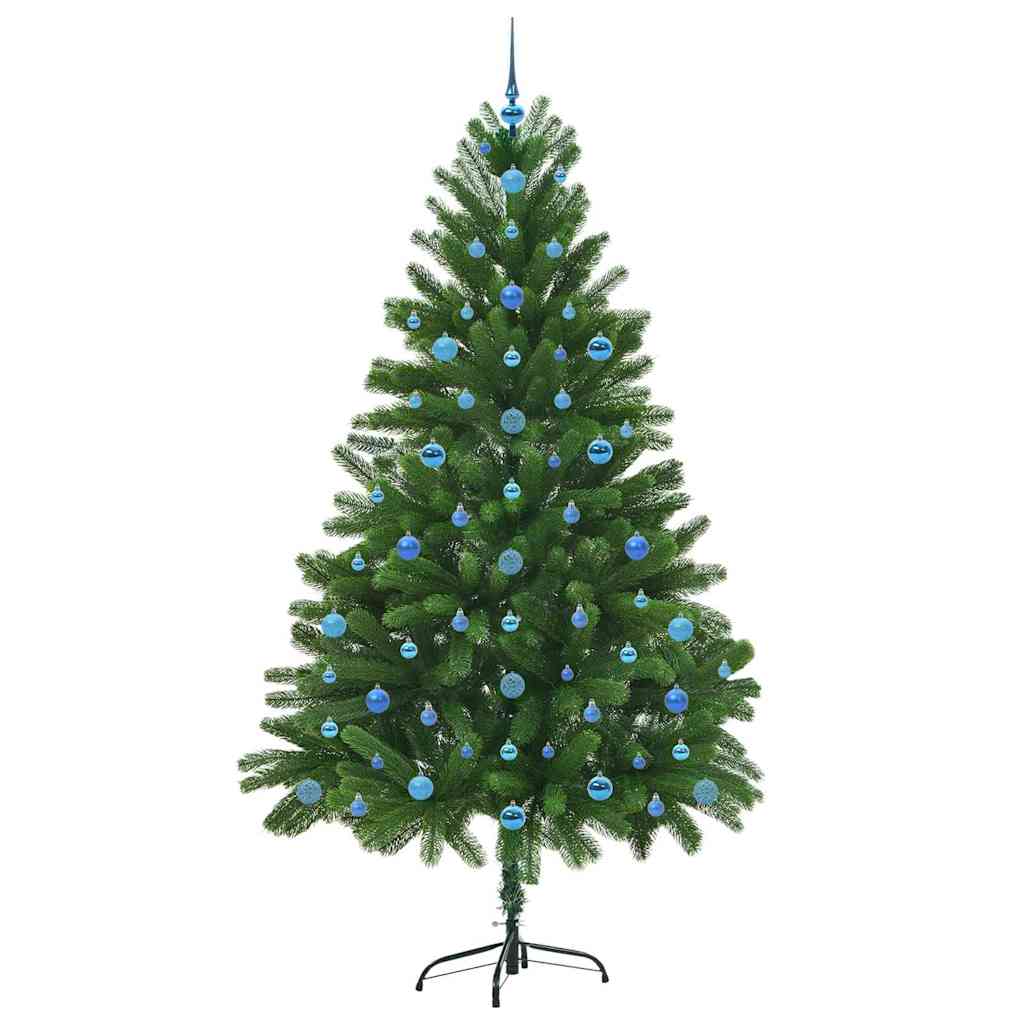 Karácsonyfa 300 LED-del állvánnyal Zöld 210 cm PE 4