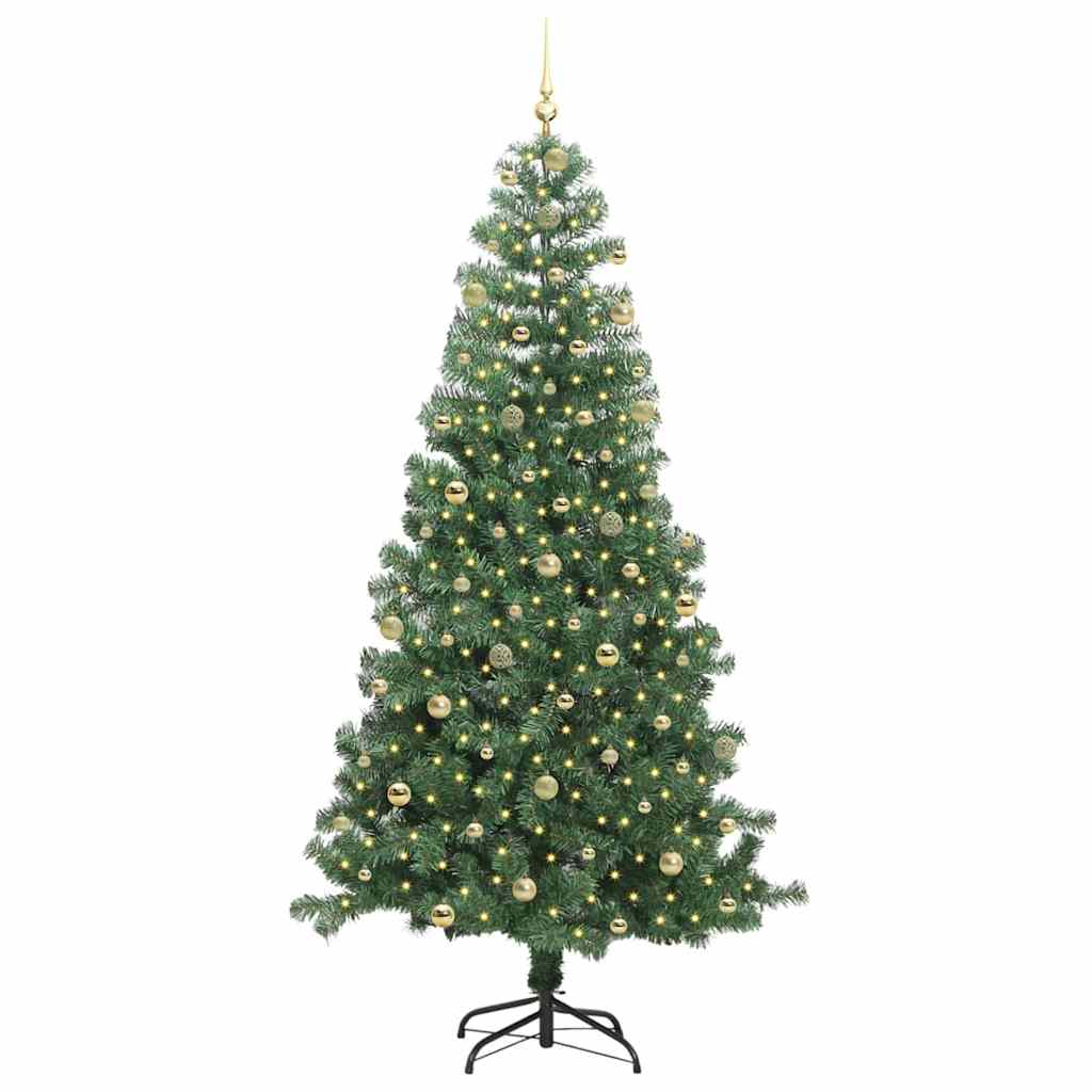 Karácsonyfa Zöld 240 cm PVC 3